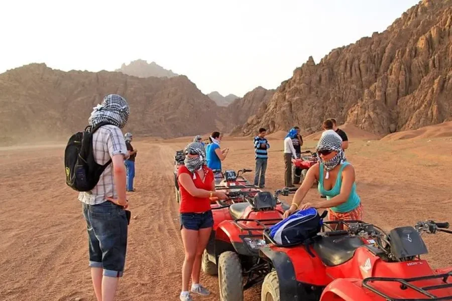 3-hours safari (Quad Bike & Camel Ride)